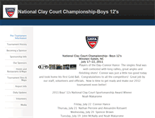 Tablet Screenshot of claycourts.weebly.com