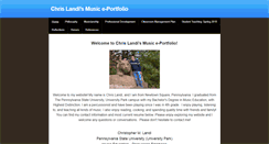 Desktop Screenshot of chrislandimusiceportfolio.weebly.com