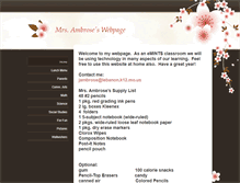 Tablet Screenshot of mrsambrose.weebly.com
