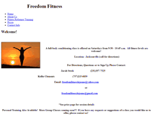 Tablet Screenshot of freedomfitness.weebly.com