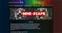 Desktop Screenshot of mine-scape.weebly.com
