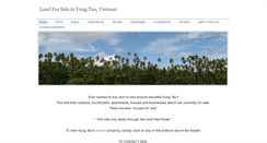 Desktop Screenshot of landforsaleinvungtau.weebly.com