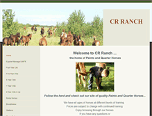 Tablet Screenshot of crranch.weebly.com