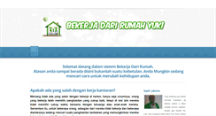 Desktop Screenshot of bekerjadirumah.weebly.com