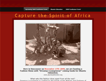 Tablet Screenshot of capturethespiritofafrica.weebly.com