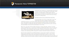 Desktop Screenshot of panasonicvieratcp50gt30.weebly.com