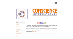 Desktop Screenshot of conscience-international.weebly.com