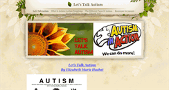 Desktop Screenshot of letstalkautism.weebly.com