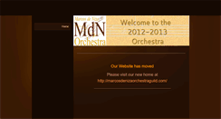 Desktop Screenshot of mdnorchestra.weebly.com