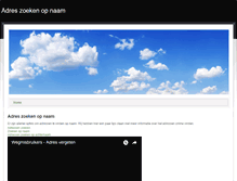 Tablet Screenshot of adreszoeken.weebly.com