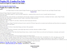 Tablet Screenshot of naplesflcondosforsale.weebly.com