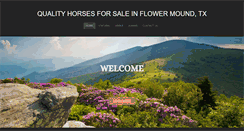 Desktop Screenshot of flowermoundtexashorses.weebly.com