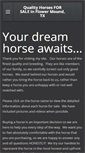 Mobile Screenshot of flowermoundtexashorses.weebly.com