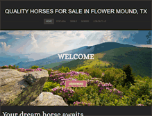 Tablet Screenshot of flowermoundtexashorses.weebly.com