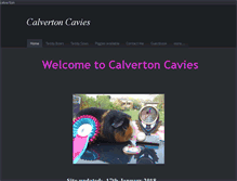 Tablet Screenshot of calvertoncavies.weebly.com
