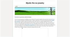 Desktop Screenshot of mystic-fire-ice-jewelry.weebly.com