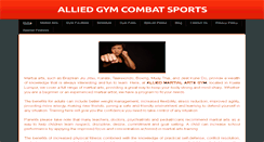 Desktop Screenshot of alliedcombatsports.weebly.com