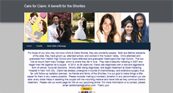 Desktop Screenshot of careforclaire.weebly.com