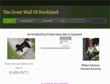 Tablet Screenshot of greatwallofstockland.weebly.com