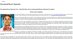 Desktop Screenshot of downloaddexterepisodes.weebly.com