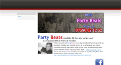 Desktop Screenshot of partybeatsmobiledj.weebly.com