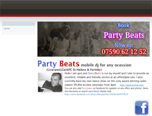 Tablet Screenshot of partybeatsmobiledj.weebly.com