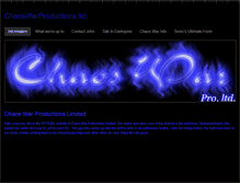 Tablet Screenshot of chaoswarproductionsltd.weebly.com