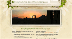 Desktop Screenshot of behsclassicallanguages.weebly.com