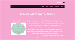 Desktop Screenshot of chelbeecards.weebly.com