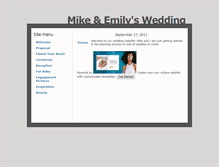 Tablet Screenshot of mikeandemily.weebly.com