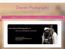 Tablet Screenshot of dearestphotographs.weebly.com