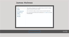 Desktop Screenshot of jamesholmes.weebly.com