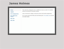 Tablet Screenshot of jamesholmes.weebly.com