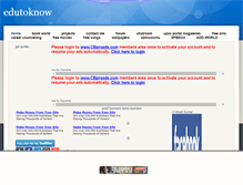 Tablet Screenshot of edutoknow.weebly.com