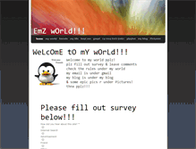 Tablet Screenshot of emzworld.weebly.com