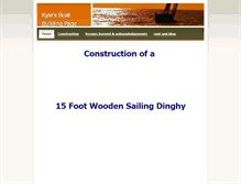 Tablet Screenshot of kylesboatbuilding.weebly.com