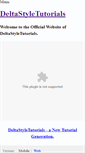 Mobile Screenshot of delta-tutorials.weebly.com