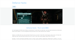 Desktop Screenshot of defiancehacks.weebly.com