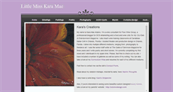 Desktop Screenshot of littlemisskaramae.weebly.com