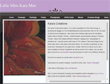 Tablet Screenshot of littlemisskaramae.weebly.com