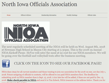 Tablet Screenshot of northiowaofficialsassociation.weebly.com