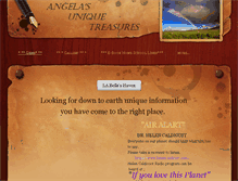 Tablet Screenshot of angelasuniquetreasures.weebly.com