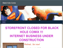 Tablet Screenshot of blackholecomix.weebly.com