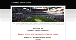 Desktop Screenshot of kahnawakesurvivorpool.weebly.com