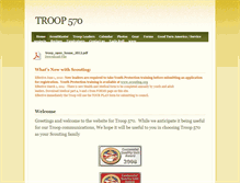 Tablet Screenshot of cmdtroop570.weebly.com
