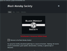 Tablet Screenshot of blackmonday.weebly.com