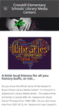 Mobile Screenshot of elementarymedia.weebly.com