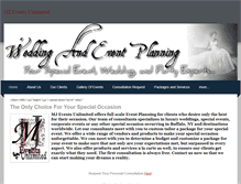 Tablet Screenshot of mjeventsunlimited.weebly.com