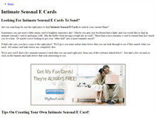 Tablet Screenshot of intimatesensualecards.weebly.com