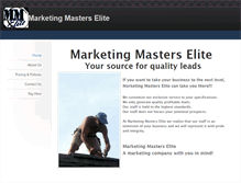 Tablet Screenshot of marketingmasterselite.weebly.com